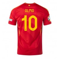 Maglia Calcio Spagna Dani Olmo #10 Prima Divisa Europei 2024 Manica Corta